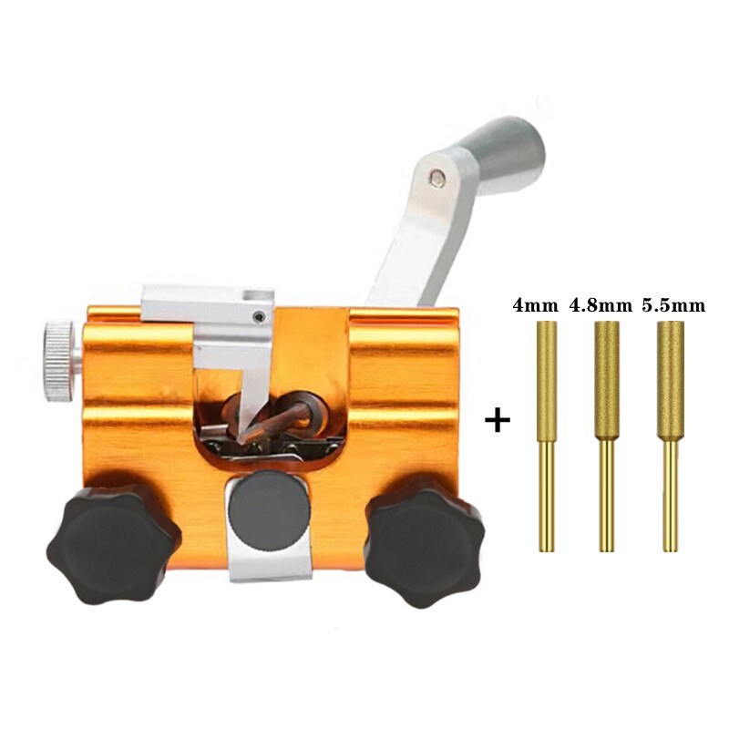 Easy Portable Chainsaw Sharpening Jig with Grinder Stones Chain Saw Drill Sharpen Tool
